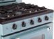 Unique® Appliances Classic Retro 30" Ocean Mist Turquoise Freestanding Natural Gas Range-4