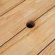 Linon Cannon Natural Teak Wooden 80" Outdoor Dining Table-4