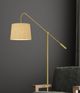 Cal® Lighting & Accessories Fishing Rod Antique Brass Floor Lamp-1