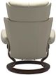 Stressless® by Ekornes® Customizable Magic Small Manual Recliner and Ottoman with Classic Base-3