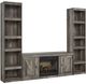 Signature Design by Ashley® Wynnlow 3-Piece Gray Entertainment Center with Electric Fireplace-0