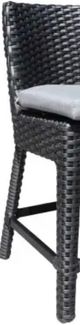 CabanaCoast® Customizable Brighton Wicker Outdoor Balcony Stool-1