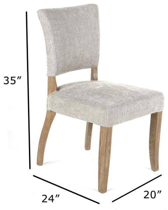 Nest Home Collections Ariana Anew Gray Dining Side Chair -3