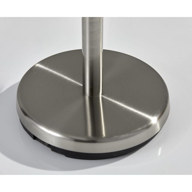 Adesso® Belle Brushed Steel Arc Lamp-2