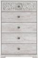 Signature Design by Ashley® Paxberry Whitewash 5-Drawers Chest of Drawers-2
