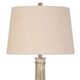 Lamps Per Se Antique White Distressed/Brown Floor Lamp-1
