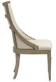 Magnussen Home® Lancaster Dovetail Gray Upholstered Dining Side Chair-3