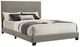 Coaster® Dorian Taupe California King Upholstered Panel Bed -0