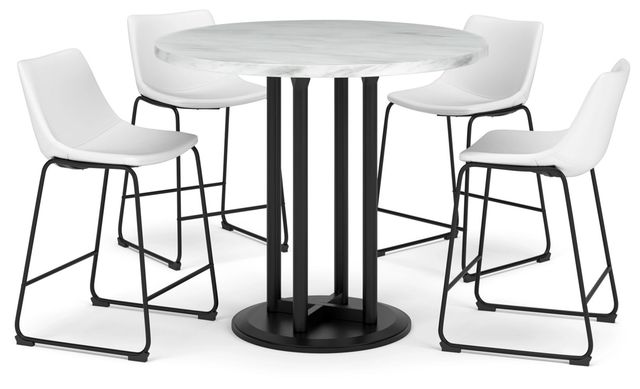 Signature Design by Ashley® Centiar 5 Piece Two-Tone Counter Height Dining Set-0