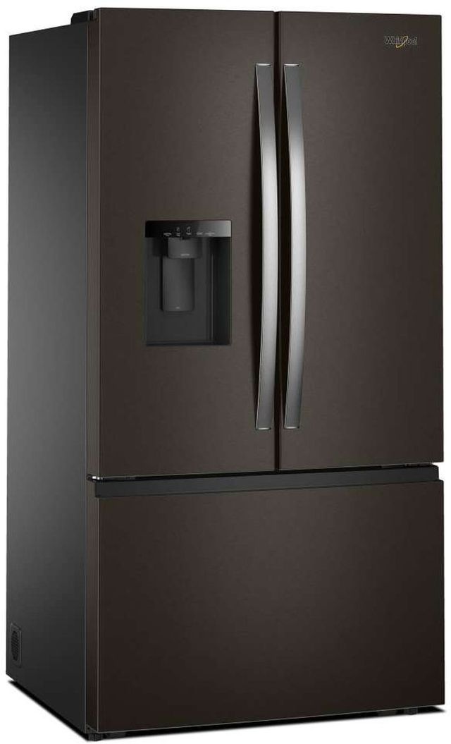 Whirlpool® 36 in. 30.0 Cu. Ft. Fingerprint Resistant Black Stainless Steel French Door Refrigerator with In-Door Water and Ice Maker-2