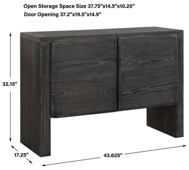 Uttermost® Bierk Dark Stain 2-Door Cabinet-2