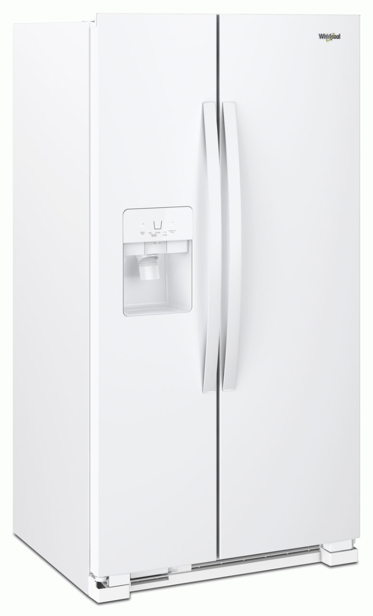 Whirlpool® 24.6 Cu. Ft. White Side-by-Side Refrigerator