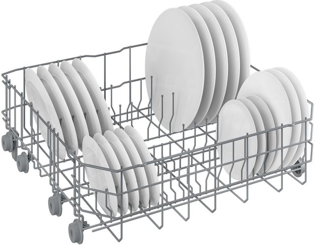 Beko 24" White Front Control Built In Dishwasher-3