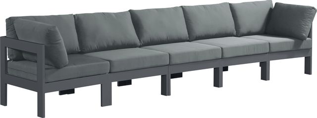 Meridian Furniture Nizuc Grey Outdoor Patio Modular Sofa-0