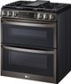 LG 30" PrintProof™ Black Stainless Steel Slide In Gas Range-3