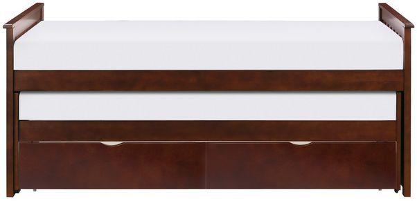 Homelegance® Rowe Dark Cherry Youth Twin/Twin Storage Bed-2