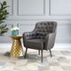 Zuo® Modern Tasmania Vintage Black Accent Chair-4
