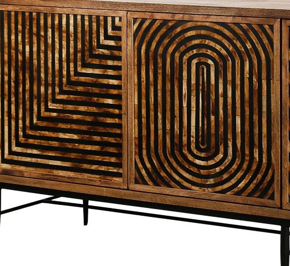 Parker House® Crossings Love Warm Amber 80" Console-1