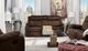 Global Furniture USA 2-Piece Domino Coffee Manual Reclining Living Room Set-1