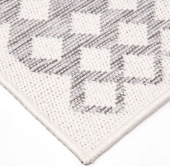 Orian Knitweave Shining Diamond Natural Silverton 5'x8' Area Rug-2