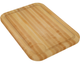 Elkay® Hardwood Light Brown 17.63" x 12.25" x 1" Cutting Board-0