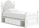 Signature Design by Ashley® Maylilly White Youth Twin Storage Panel Bed-0