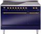 Ilve® Nostalgie II Series 48" Midnight Blue Pro Style Induction Range-0