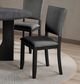 Furniture of America® Oberto 4-Piece Dark Gray Upholstered Side Chair-1