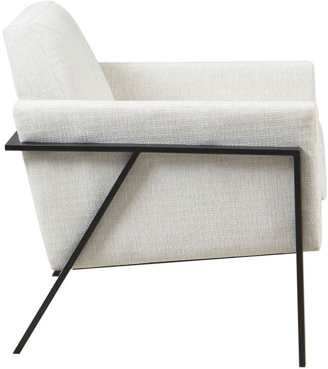Olliix by Madison Park Brayden Cream Accent Chair-3