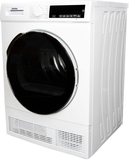 Danby® 4.0 Cu. Ft. White Front Load Electric Dryer -1