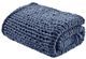 Olliix by Madison Park Chunky Double Knit 1 Dark Blue Handmade Chunky Double Knit Throw-0