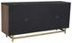 Fairfield® Dimitri Kafe 4-Door Credenza with Galaxy Black Marble Top-4
