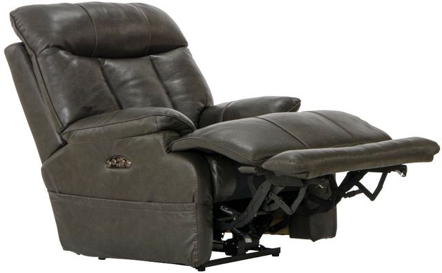 Catnapper® Naples Steel Lay Flat Power Lay Flat Recliner with Power Adjustable Headrest and Power Adjustable Lumbar Support with Extra Extension Footrest-1