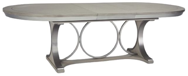 Michael Amini® Eclipse Moonlight Oval Dining Table-0