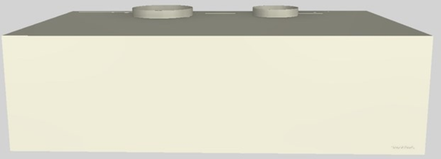 Vent-A-Hood® 42" Biscuit Wall Mounted Range Hood-0