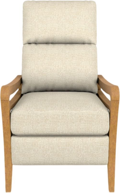 Best® Home Furnishings Customizable Field & Stream Home Ryberson Power High Leg Recliner with Honey Birch Legs-1
