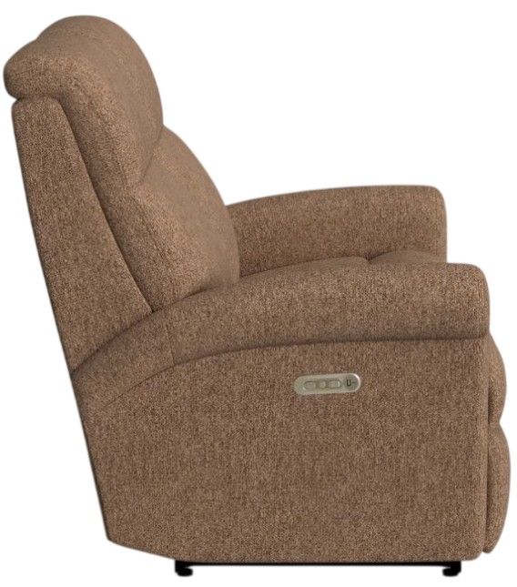 Flexsteel® Customizable Davis Power Reclining Loveseat with Power Headrests-4