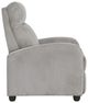 Homelegance® Parsons Light Gray Manual Push Back Recliner-4