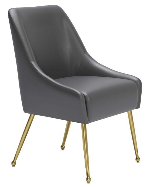 Zuo® Modern Maxine Gold/Gray Dining Side Chair-0