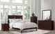 Homelegance® Seabright Cherry California King Upholstered Panel Bed-1