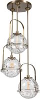 Uttermost® Mimas Antique Brass 3-Light Cluster Pendant-5
