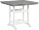 Signature Design by Ashley® Transville 5-Piece Gray/White Outdoor Counter Height Dining Set-1