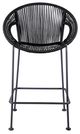 Armen Living Acapulco 26" Black Bar Stool-0