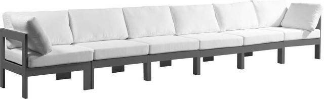 Meridian Furniture Nizuc White Outdoor Patio Modular Sofa-0