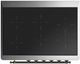 Ilve® Majestic III 36" White Pro Style Induction Range with Triple Glass Door and Burnished Trim-2