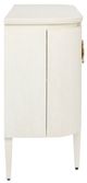 Currey & Company Briallen Cerused White Demi-Lune Cabinet-2