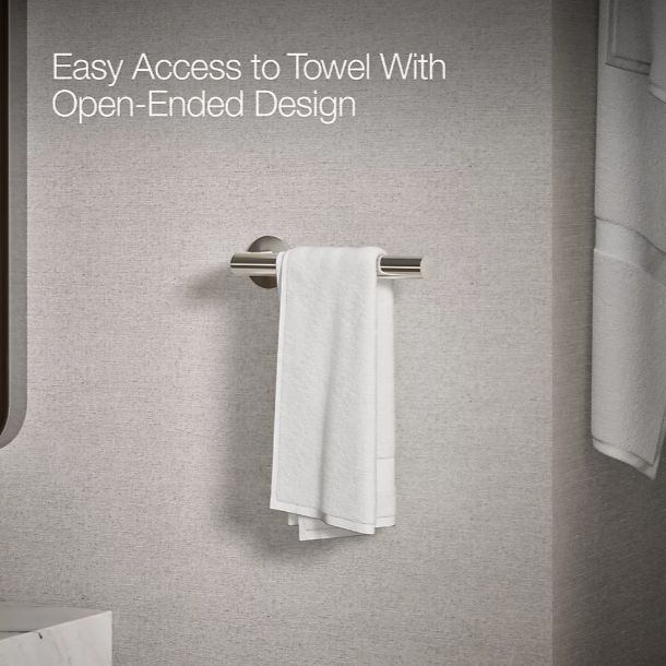 KOHLER® Components® Vibrant Polished Nickel Towel Arm-3