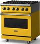 Viking® 5 Series 30" Daffodil Pro Style Dual Fuel (NG) Range with Polished Chrome Trim-3