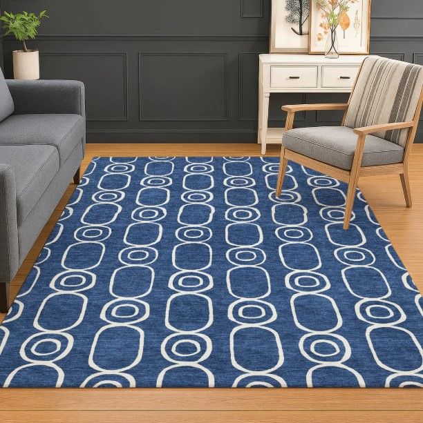 Dalyn™ Rug Company The Reserve TR6 Navy 5'x8' Area Rug-4