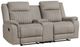 Homelegance® Dean Dove Double Manual Reclining Loveseat with Center Console-0